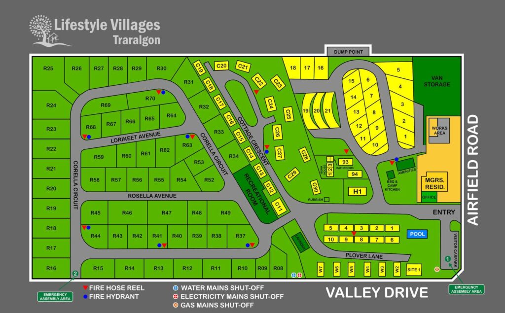 Lifestyle-Villages-Traralgon-Park-Map